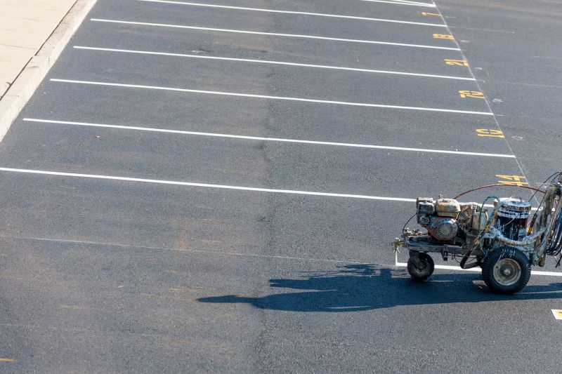 Parking Area Striping in Roswell, GA