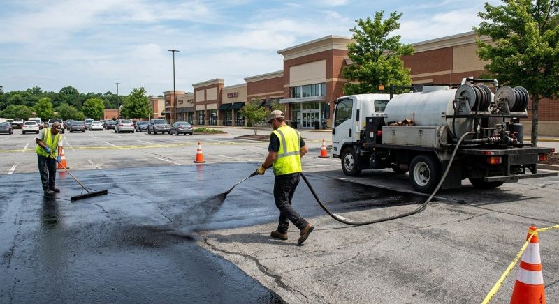 Parking Lot Resurfacing in Miami Dade County, FL