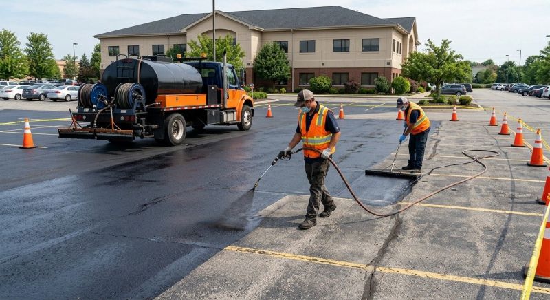 Parking Lot Sealcoating in Denver, CO