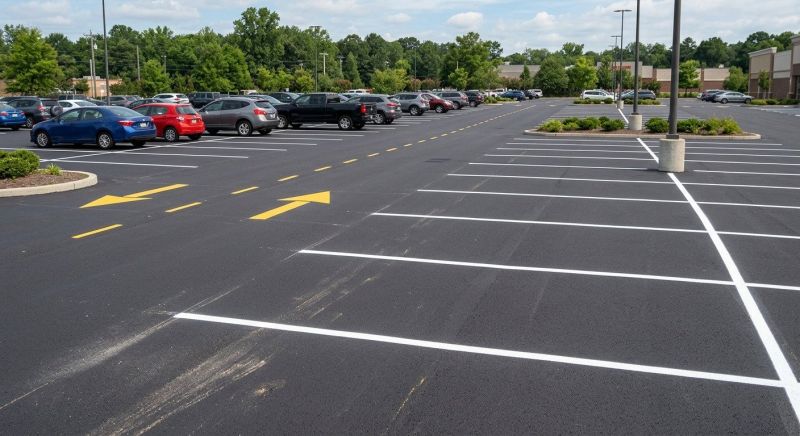Parking Lot Striping in Suwanee, GA