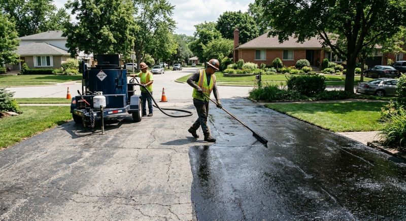 Tar Driveway Sealing in Miami Dade County, FL